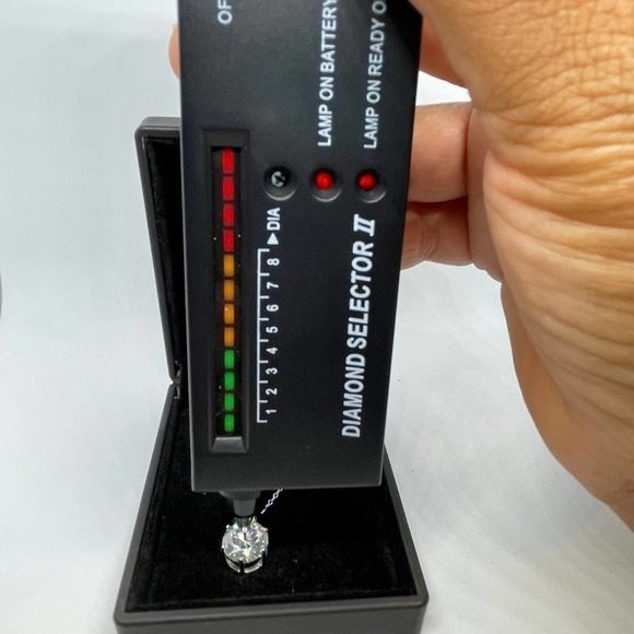 Moissanite Diamond Necklace Pendant Chain Solid 925 18K Brilliant 5 Carat - Picture 3 of 12